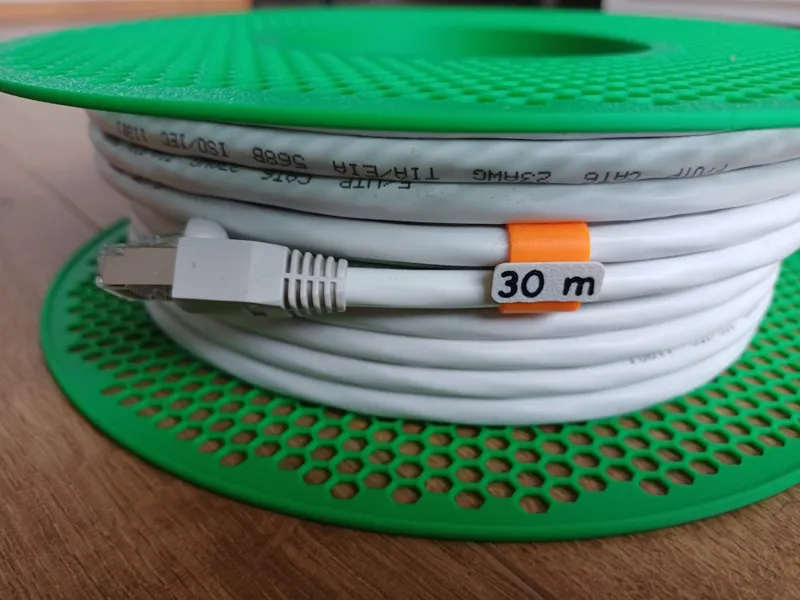Tag plates for UTP-cable clips