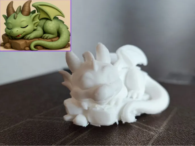 cute sleeping dragon