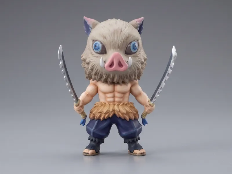 Inosuke Hashibira Chibi Figure - demon slayer