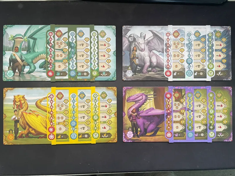Emberheart - Dragon Board Stat Brackets