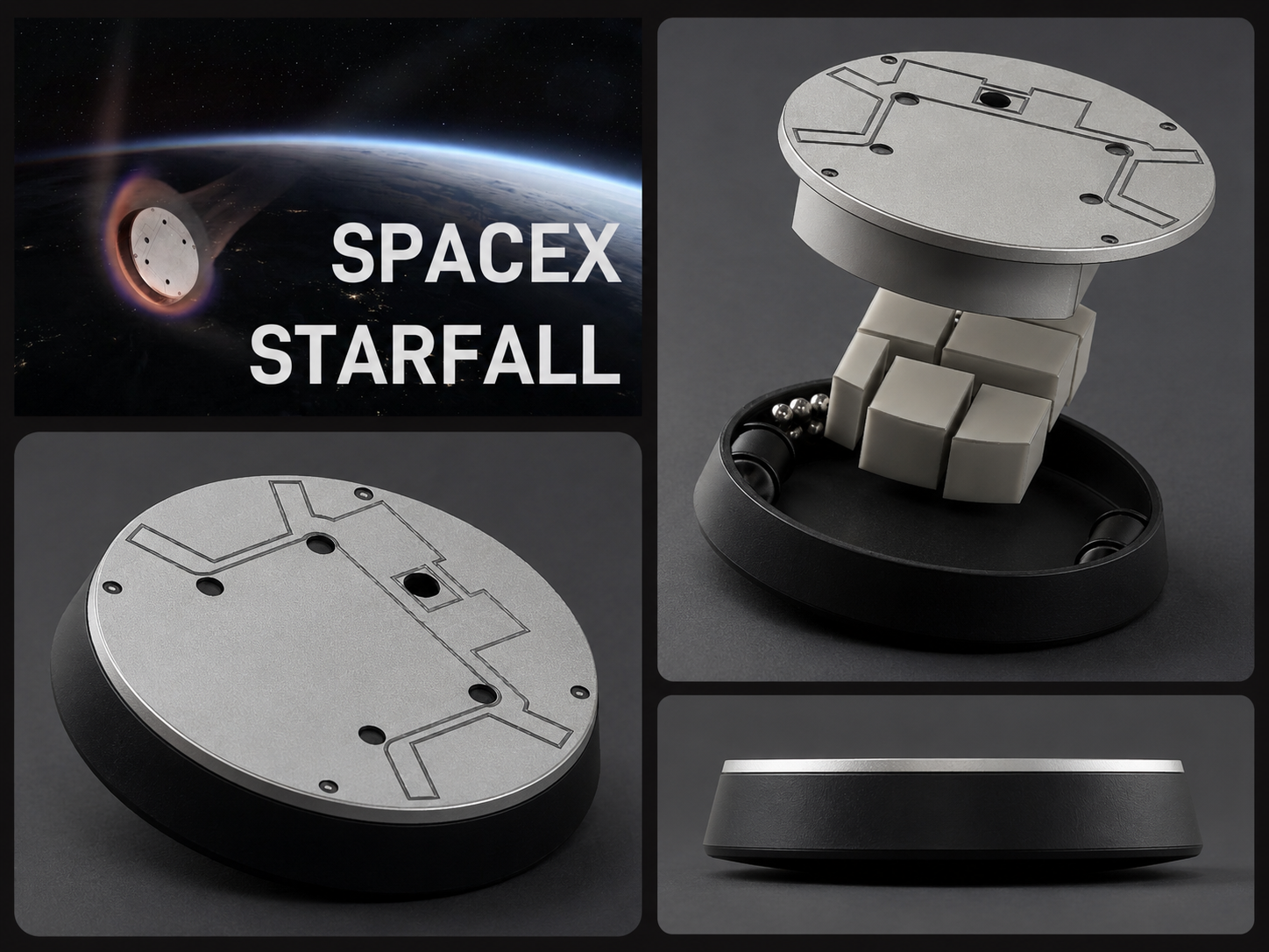 SpaceX Starfall Capsule 1/50 Scale Model