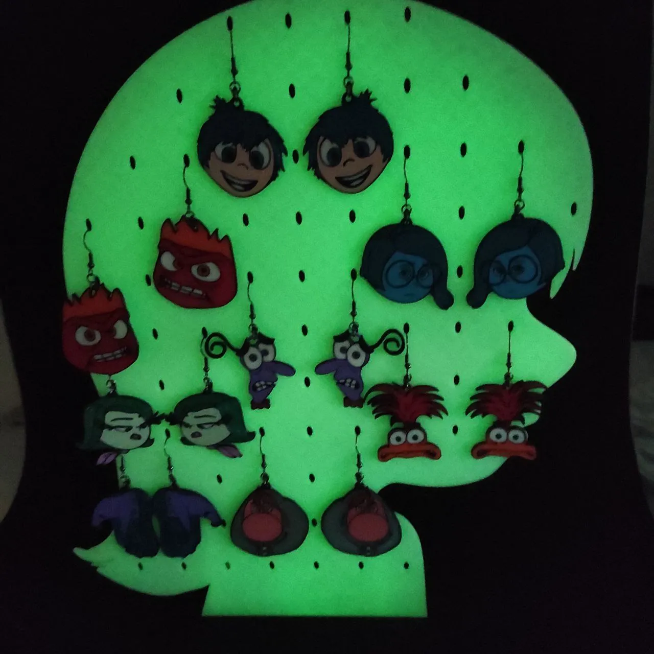 Earring holder - Inside Out / Del revés view 3