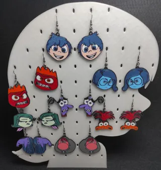 Earring holder - Inside Out / Del revés
