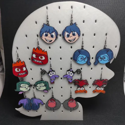 Earring holder - Inside Out / Del revés view 2