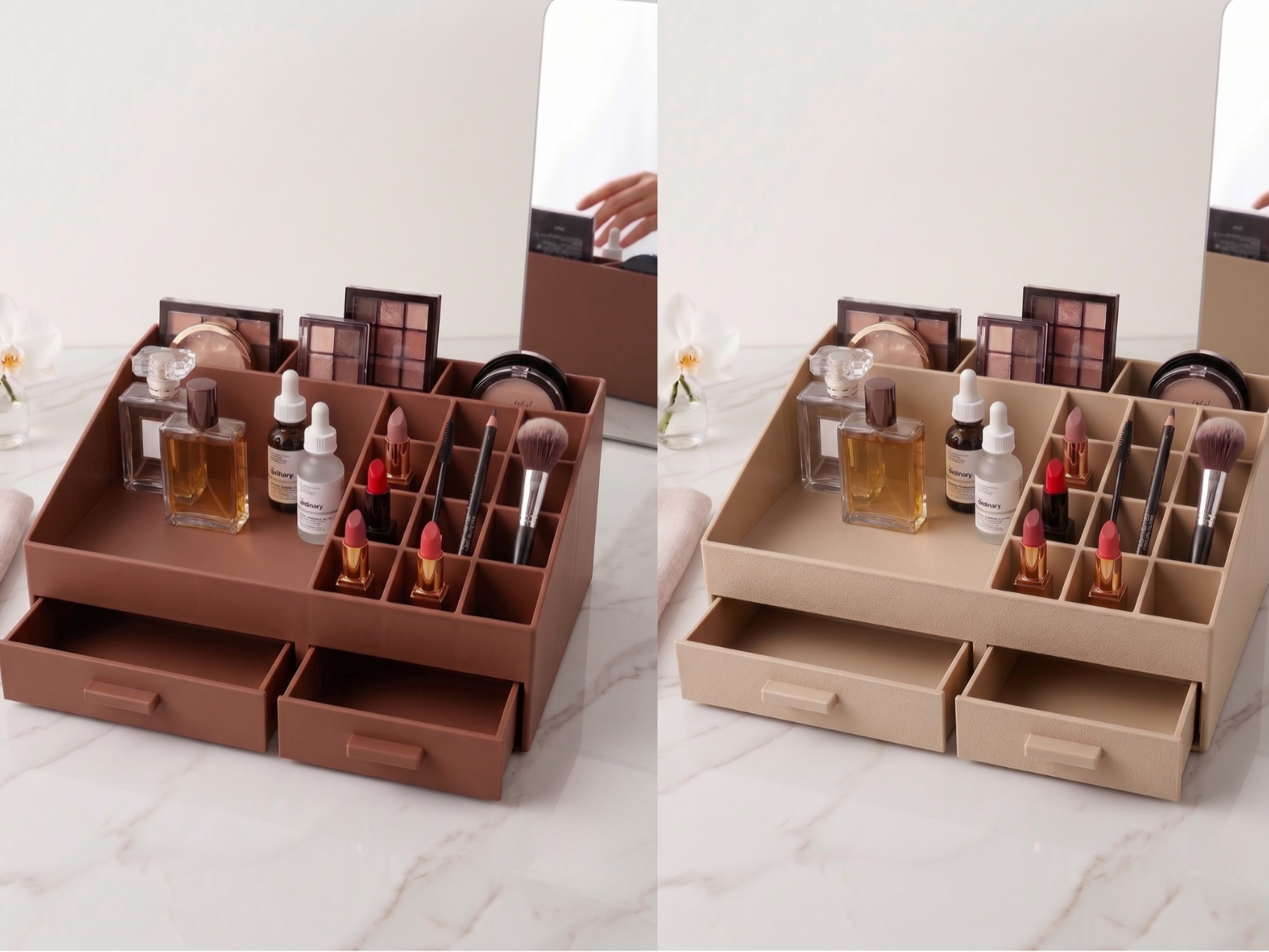 Minimalist Makeup Organizer with Drawers