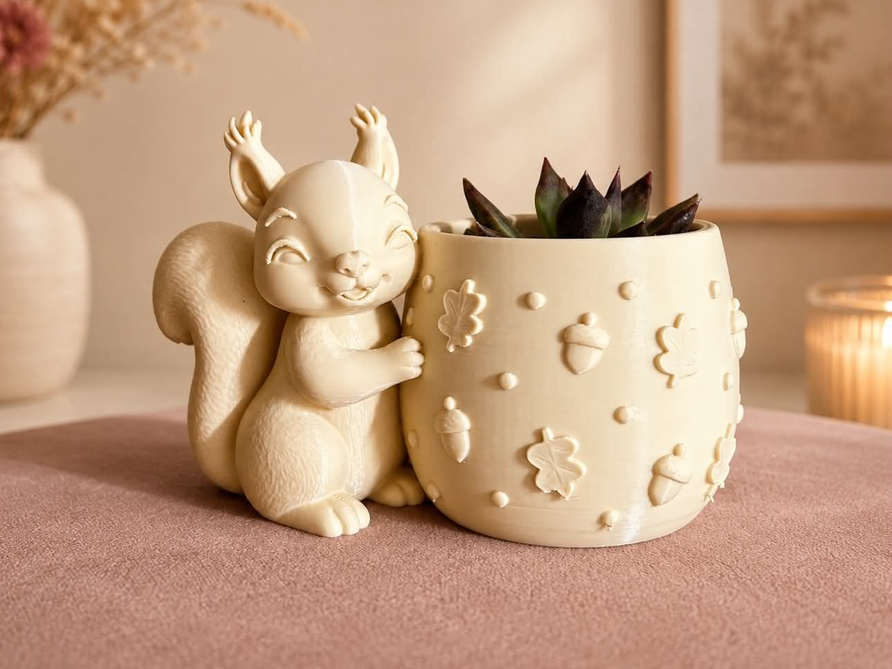 Cute Squirrel Planter