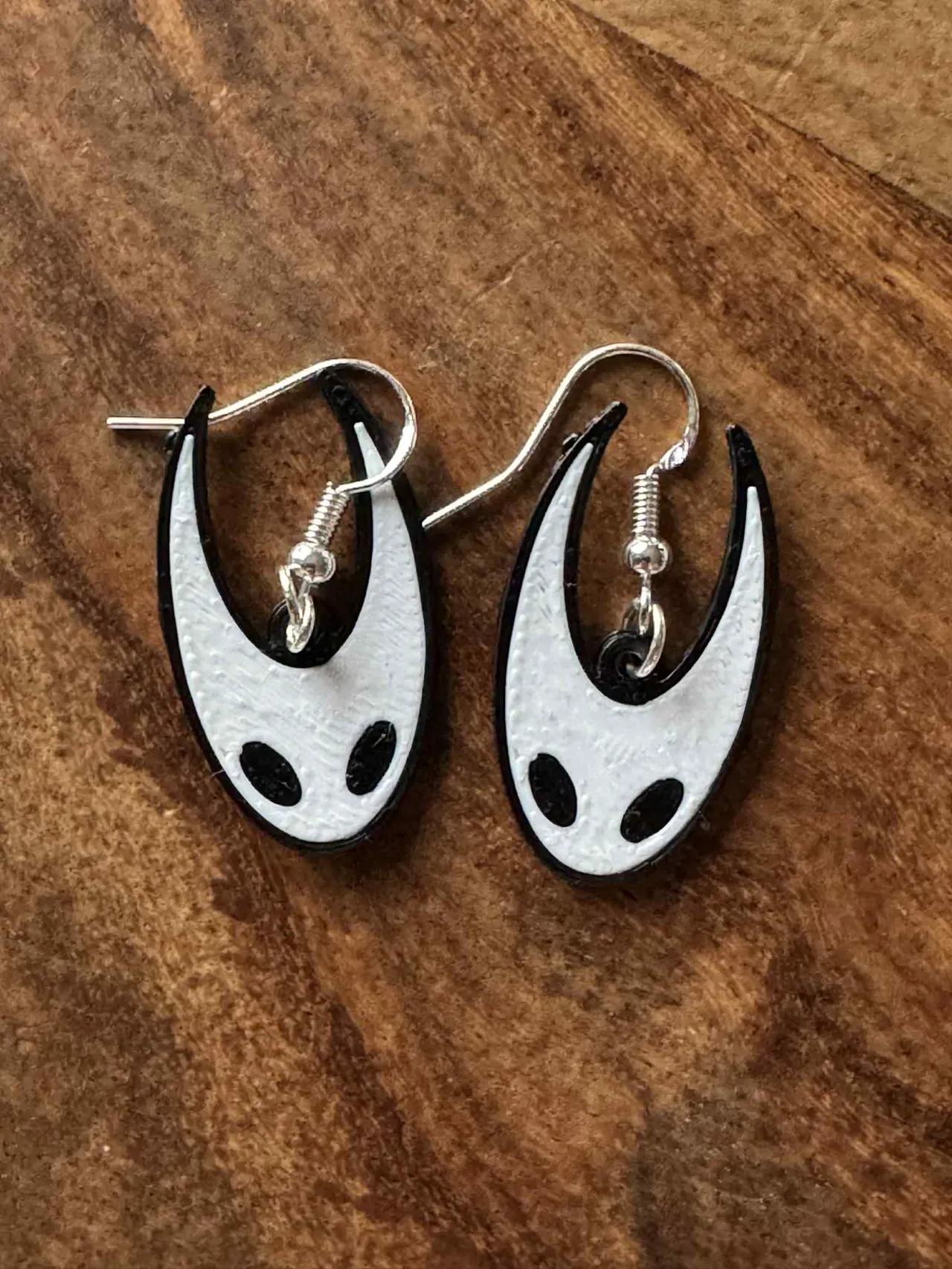 Hollow Knight Silksong Hornet earrings view 2