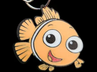 Clown Fish Keychain