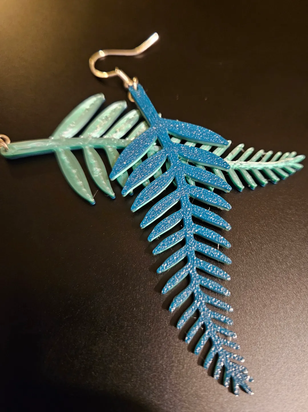Fern Leaf Earrings view 3
