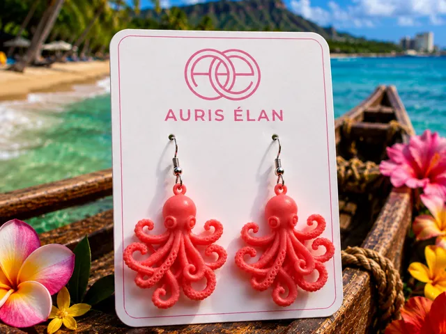 Aloha Octopus Earrings
