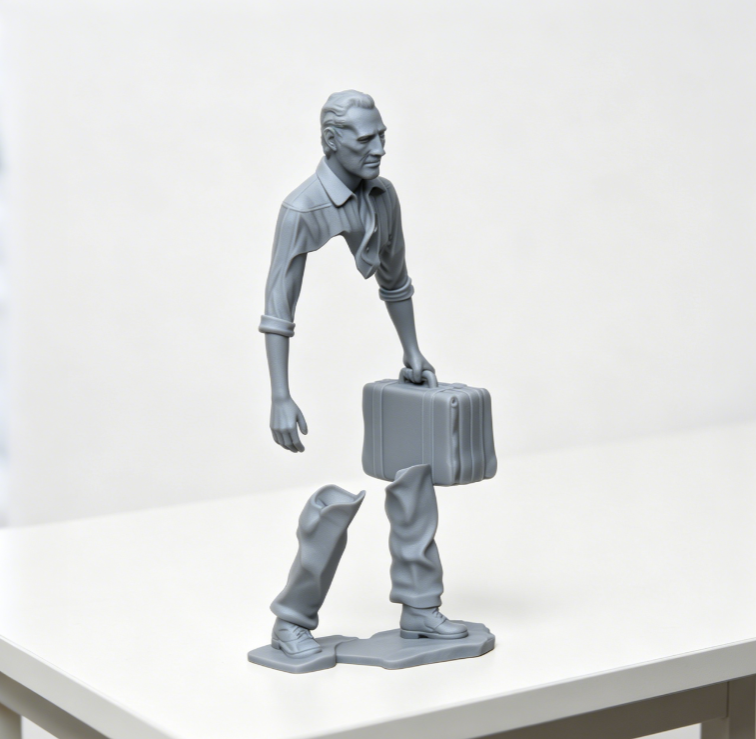 Miniatura 2 do modelo 3D empty man
