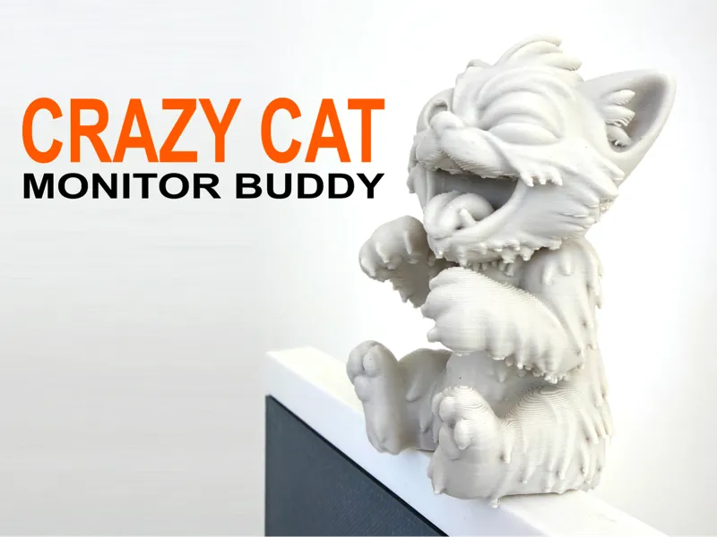 Crazy Cat Monitor Buddy