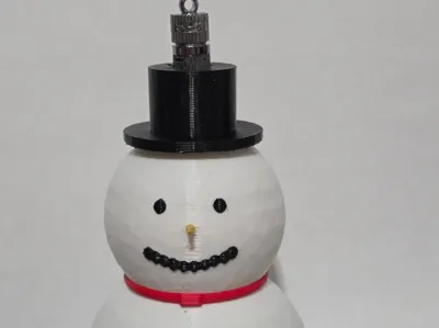 Snowman with light hanger