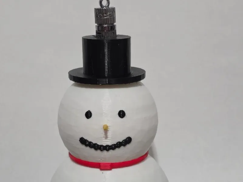 Snowman with light hanger