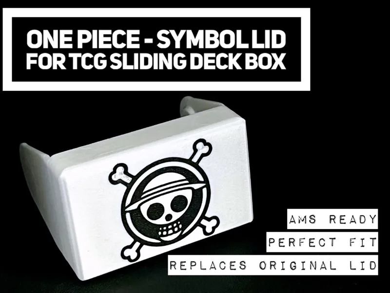 Erweiterung: Sammelkarten Deckbox Deckel One Piece