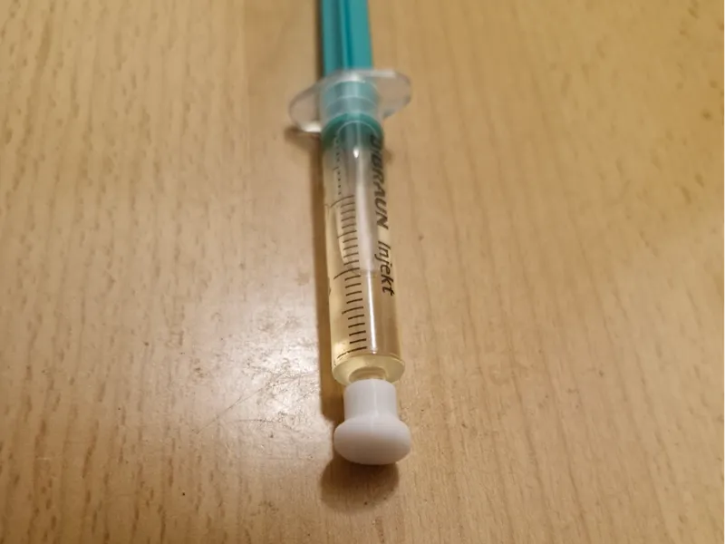 Syringe 2ml cap