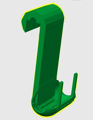 phone holder/stand with hook for showers