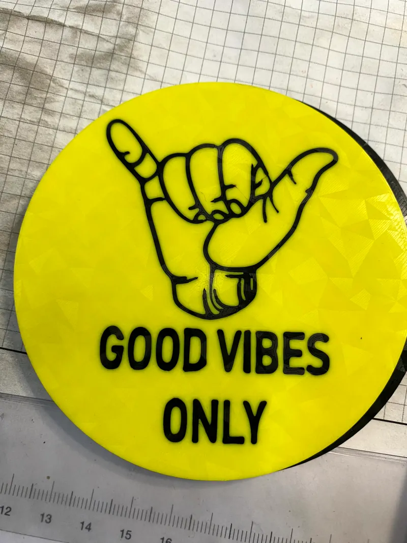 Good Vibes Only Coaster Untersetzer
