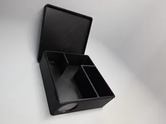 Mouse Bait Box with Snap-Fit Lid