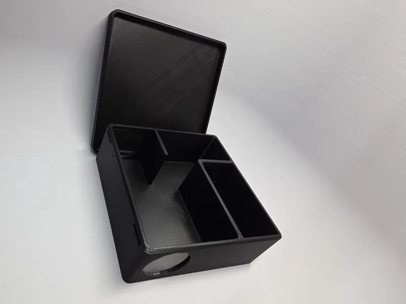 Mouse Bait Box with Snap-Fit Lid