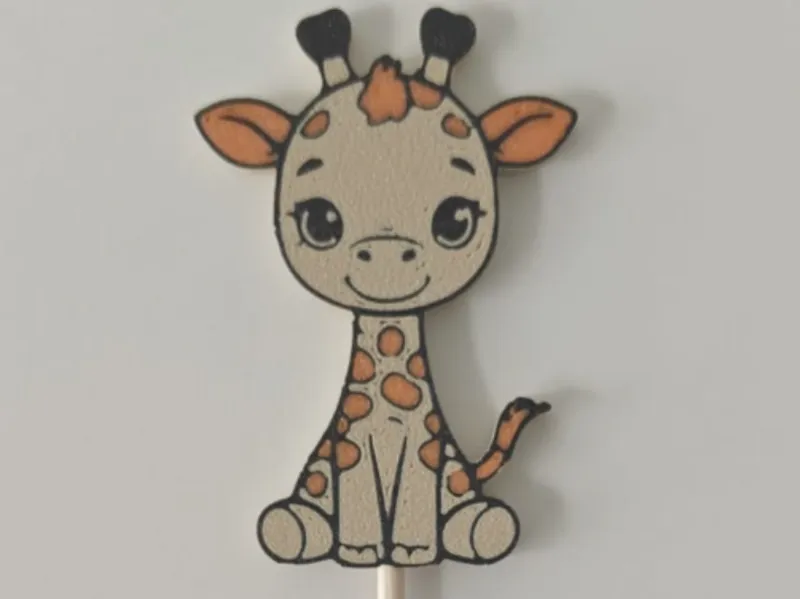 SIMPATICA GIRAFFA CAKE TOPPER