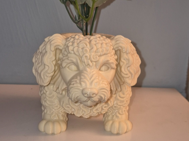 Fluffy Puppy Plant Pot – Adorable Desk Decor