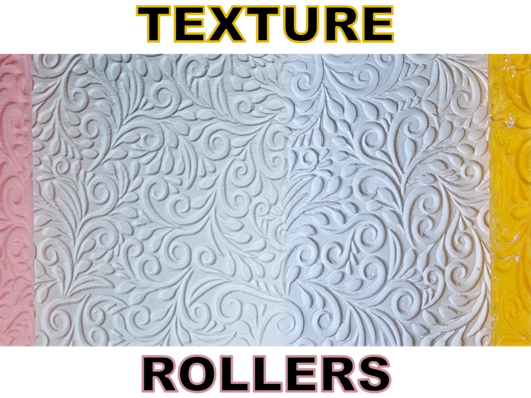 AS-R037-S – Vine Scroll Roller