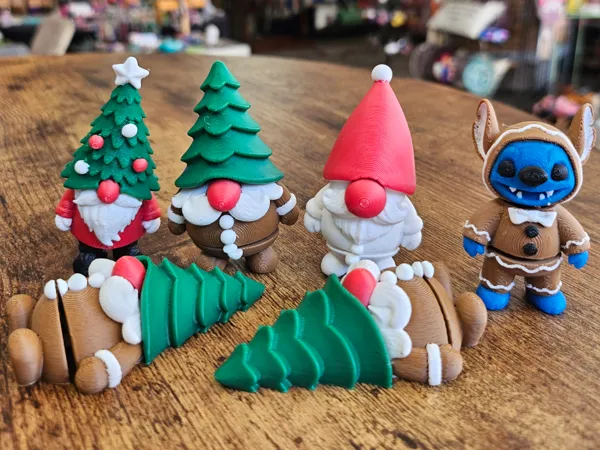 Артикулирана мини фигурка Christmas Gingerbread Gnome