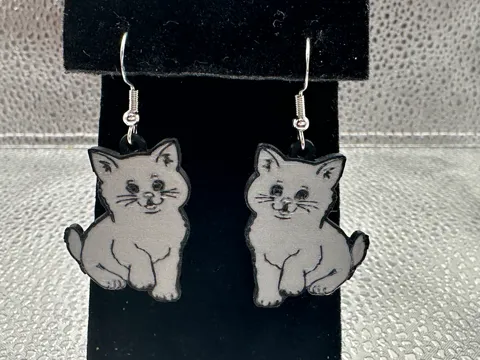 Kitten Earrings