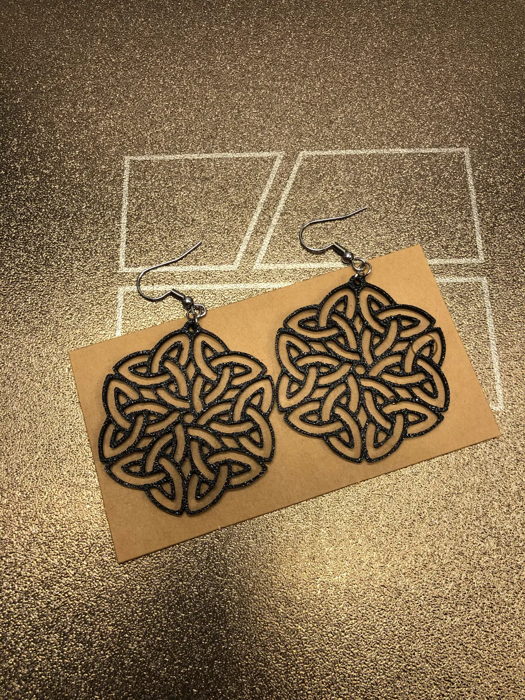 Celtic earrings no AMS, 0.4 mm nozzle view 2