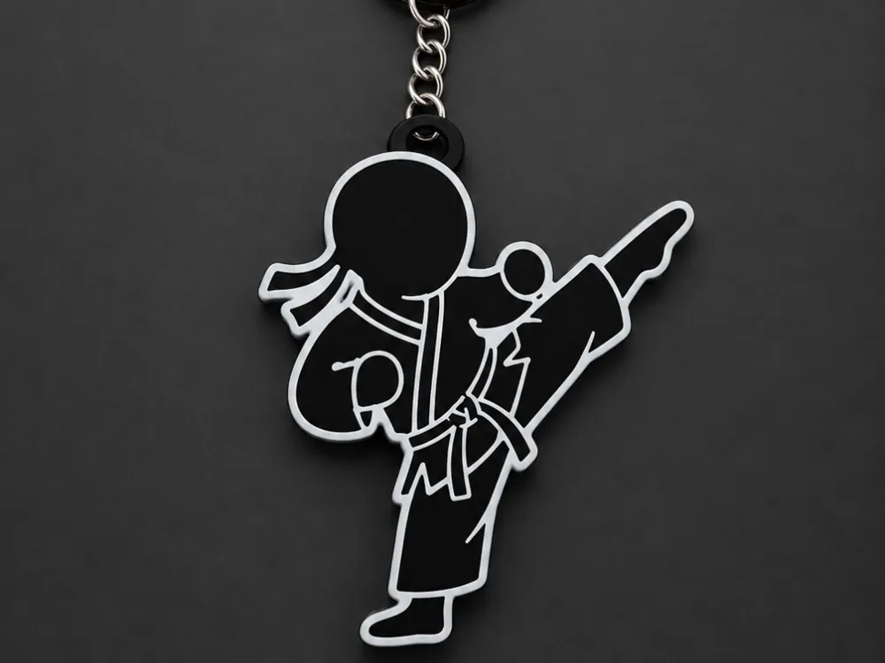 Llavero: martial arts keychain. Referencia del modelo original.