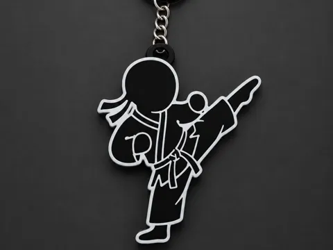 Llavero: martial arts keychain — referencia de MakerWorld