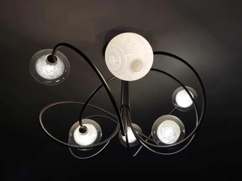globe Etoile Noire Star Wars pour lustre