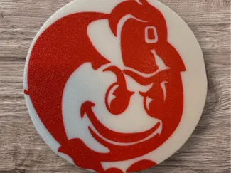 Brutus Head Coaster OSU Buckeyes Ohio State