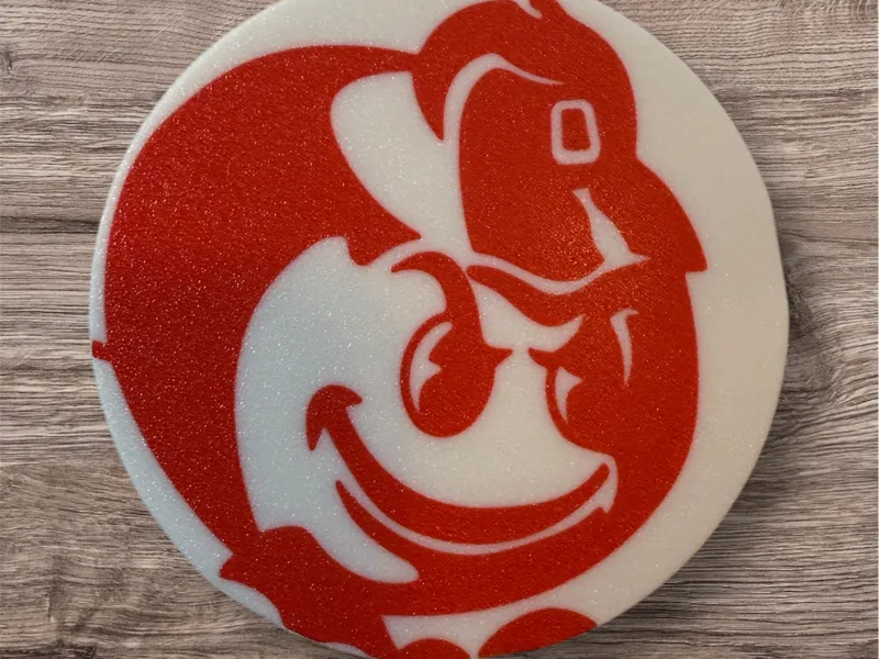 Brutus Head Coaster OSU Buckeyes Ohio State