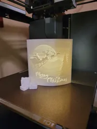 Carte de vœux lithophanie « Joyeux Noël » — photo 2