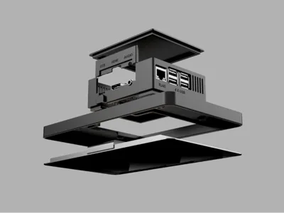 Ecra 7 Raspberry Pi 3B+ case