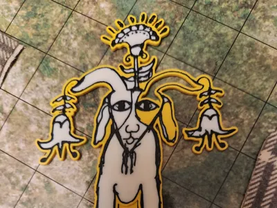 goat goddess bookmark