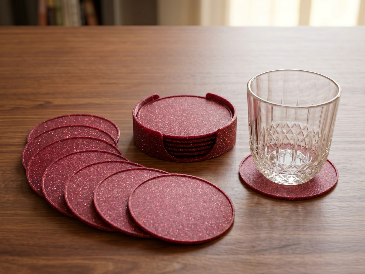 Minimalist Stackable Coaster (Interlocking Design)
