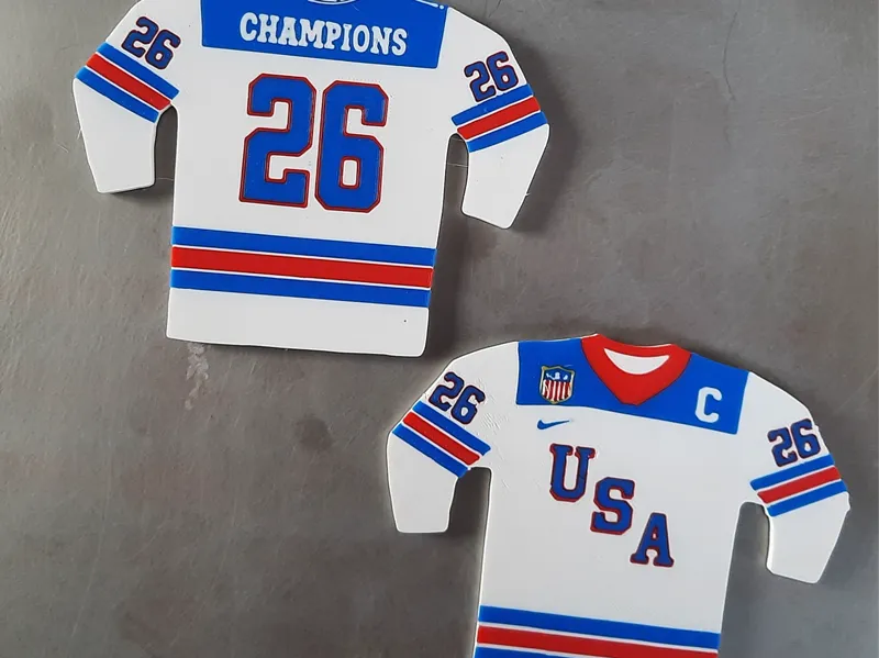 USA Hockey Jersey Magnet
