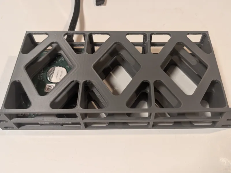 1U 2.5" 6x HDD holder for 10" Mini Rack