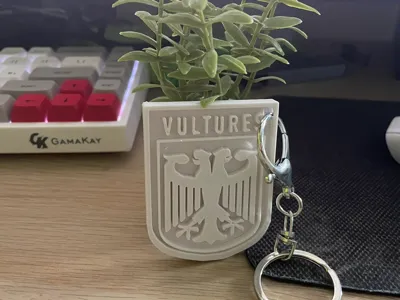 Vultures logo keyring