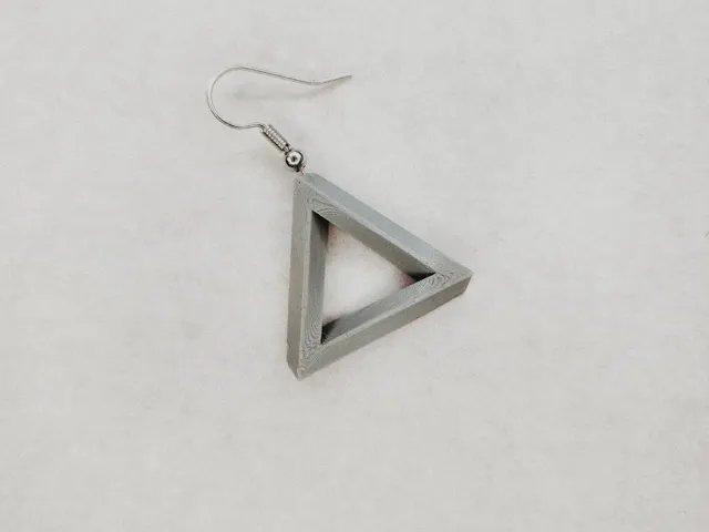 Penrose Triangle Earrings