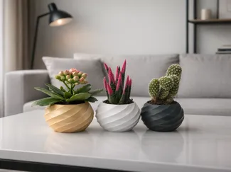 Sukulent ve Kaktüsler İçin Modern Saksı