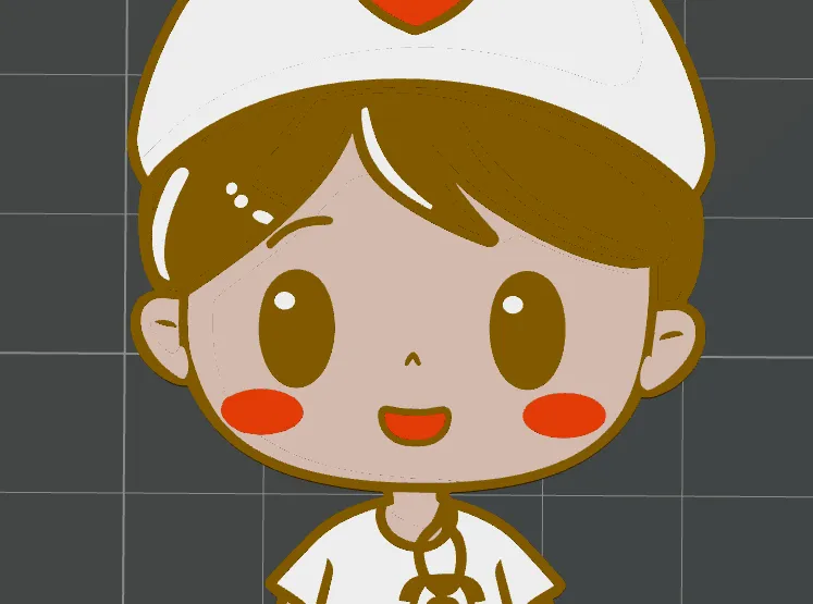 Kawaii nurse keychain