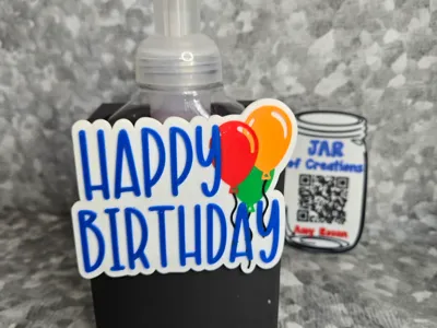 Happy Birthday Interchangeable Soap Front