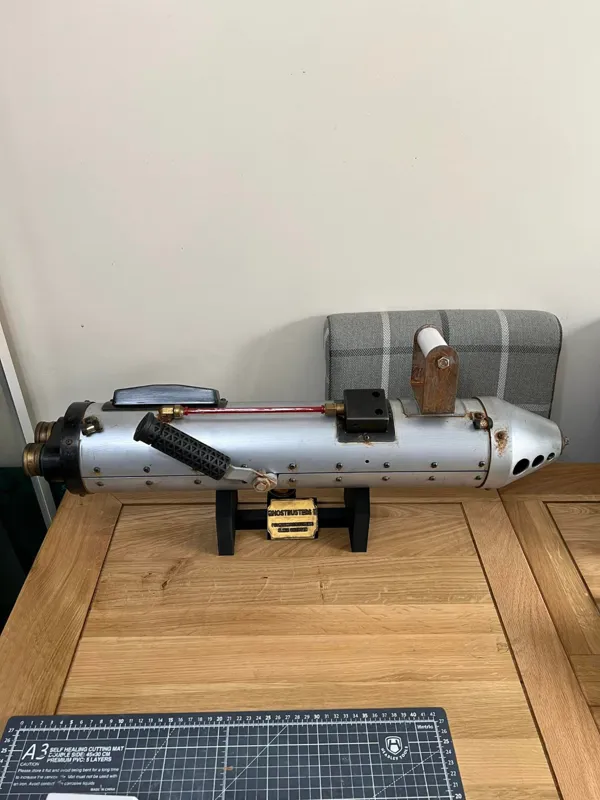 Socle et plaque pour souffleur Ghostbusters