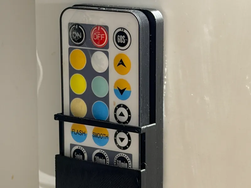 Magnetic Holder for LED Strip & Similar Remotes