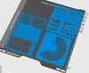 All stencils on one plate for large printers. 