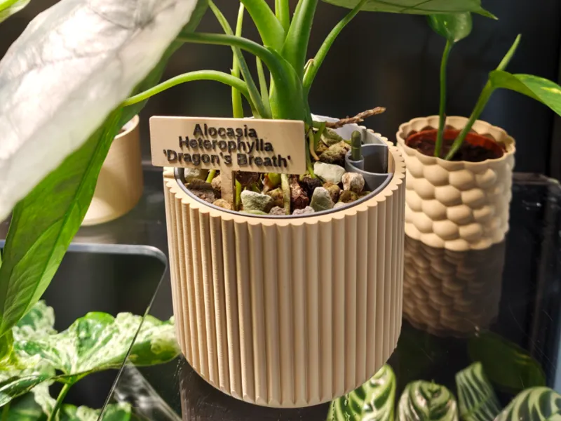 Plant Pot - Round Fluted